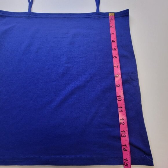 ROYAL Blue Spaghetti Strap Camisole Tank Top - New Without Tags- One Size - Picture 9 of 10